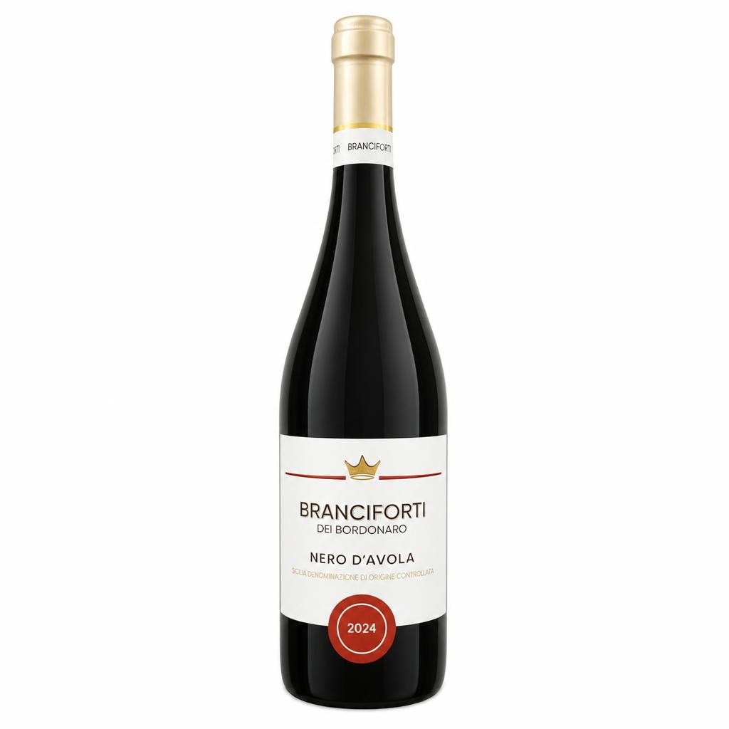 Vino branciforti nero avola doc cl 75 2024